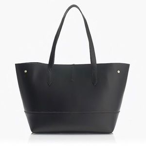 J.crew leather tote bag